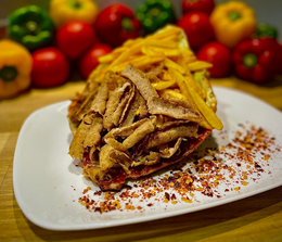 Döner Kebap z frytkami